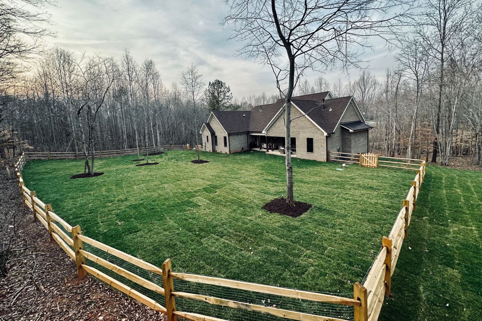 Lawn-leveling and sod project from the Urban Lawn & Landscape portfolio